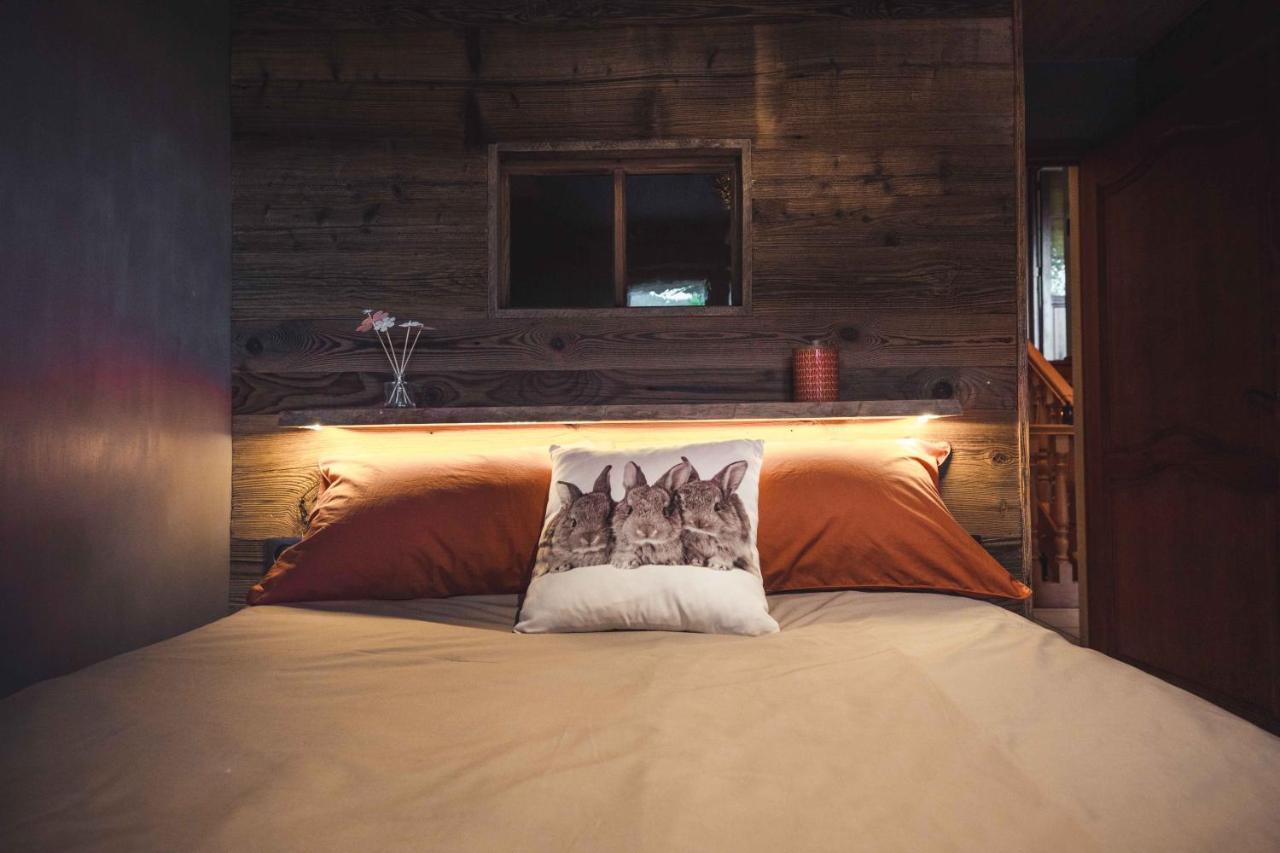 Chambres En Chalet Petit Dejeuner Inclus La Cote d'Arbroz Exteriör bild